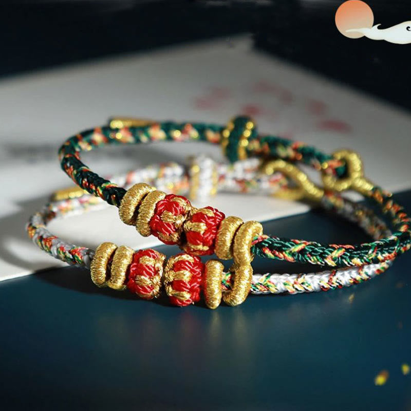 Nimara Ritual Chinese Zodiac Natal Buddha Colorful Strings Luck Bracelet