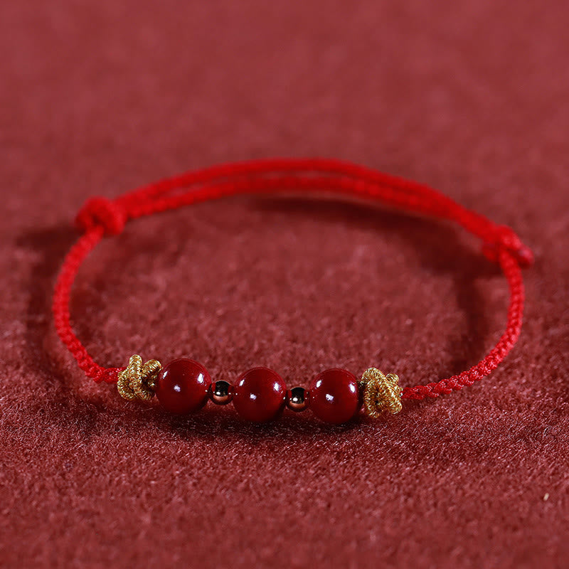 Nimara Ritual Colorful String Cinnabar Calm Bracelet