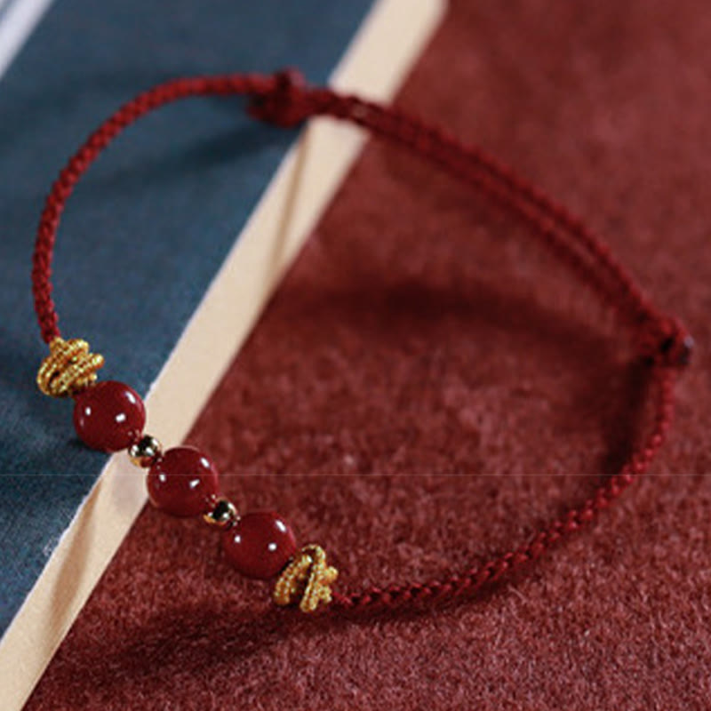 Nimara Ritual Colorful String Cinnabar Calm Bracelet