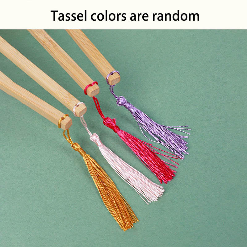 Nimara Ritual DIY Chinese Lacquer Fan Blank Painting Handheld Fan