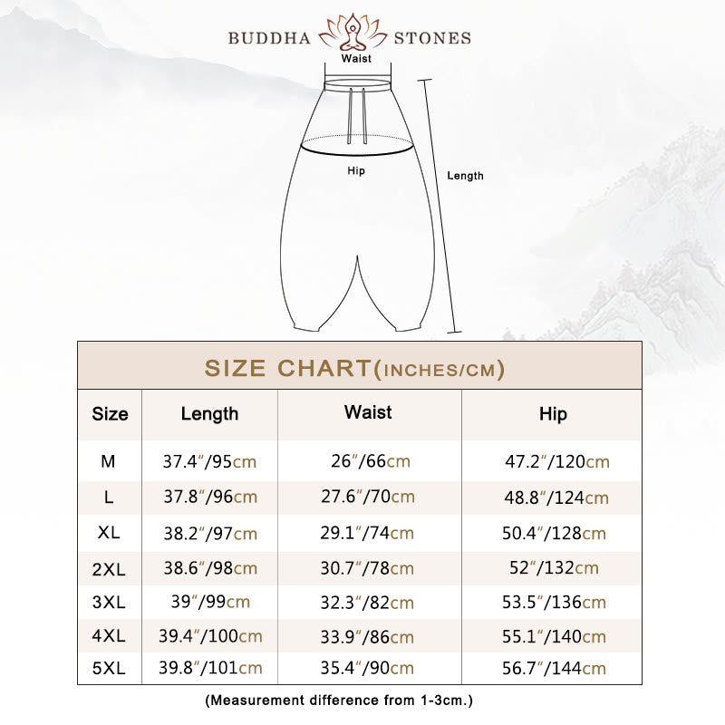 Nimara Ritual Dragon Design Casual Plain Cotton Men's Pants With Pockets