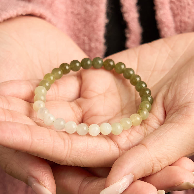 Nimara Ritual Hetian Jade Gradient Color Abundance Bracelet