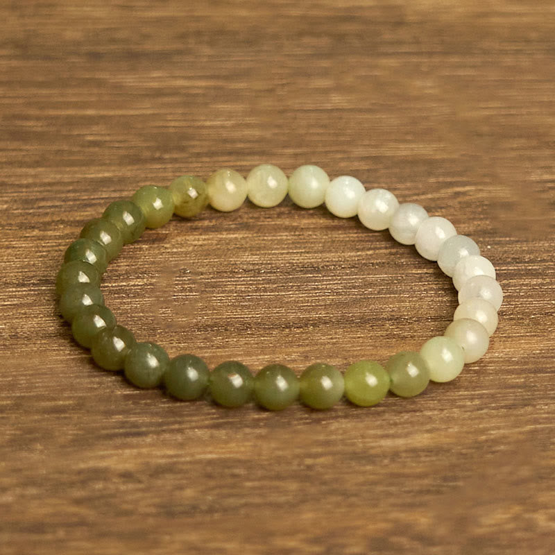 Nimara Ritual Hetian Jade Gradient Color Abundance Bracelet