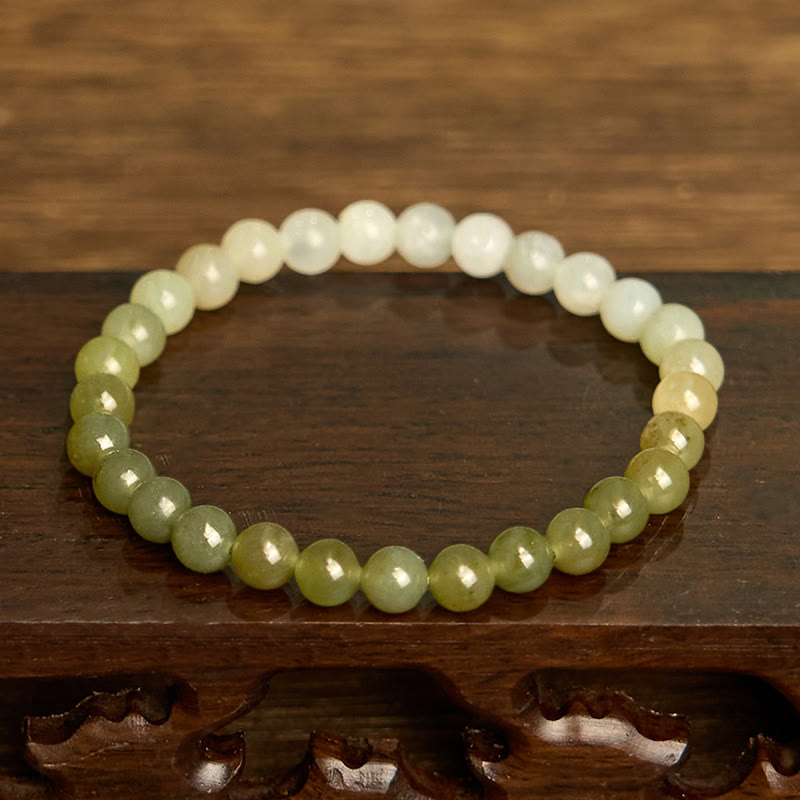 Nimara Ritual Hetian Jade Gradient Color Abundance Bracelet