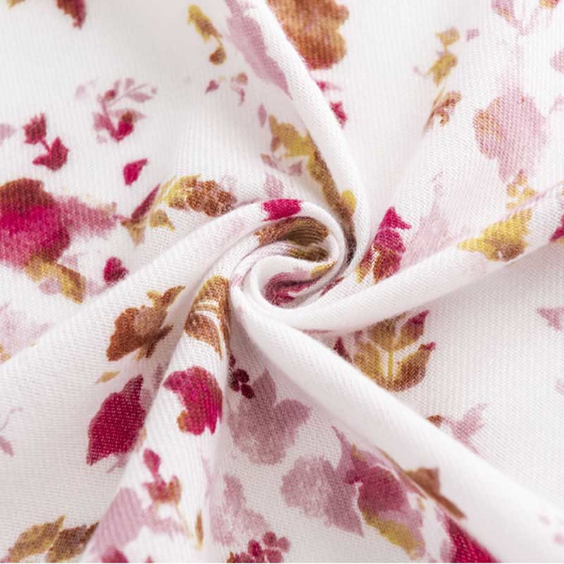 Nimara Ritual Tibetan Floral Falling Leaves Print Shawl Fall Winter Cozy Warm Travel Scarf Wrap