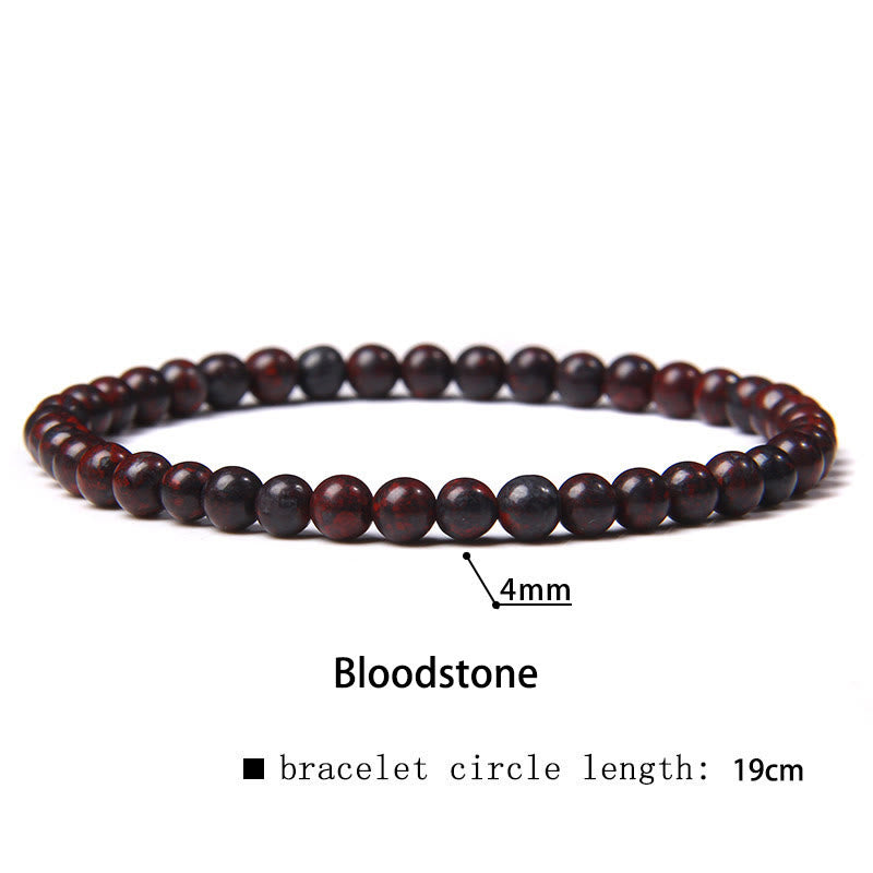 Nimara Ritual 4mm Various Stone Crystal Mini Beads Healing Bracelet