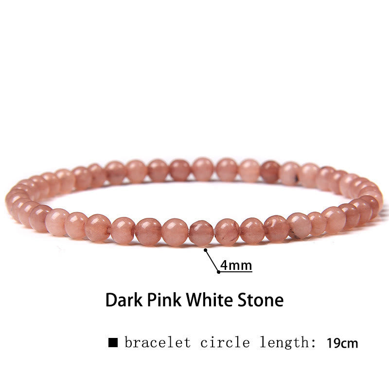 Nimara Ritual 4mm Various Stone Crystal Mini Beads Healing Bracelet