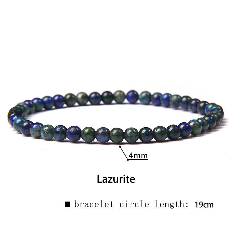 Nimara Ritual 4mm Various Stone Crystal Mini Beads Healing Bracelet
