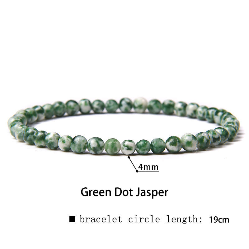 Nimara Ritual 4mm Various Stone Crystal Mini Beads Healing Bracelet