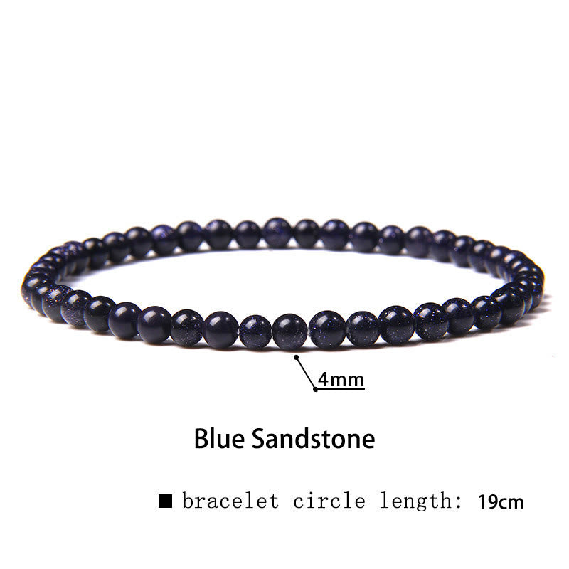 Nimara Ritual 4mm Various Stone Crystal Mini Beads Healing Bracelet
