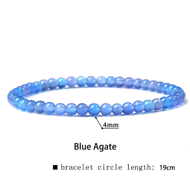 Nimara Ritual 4mm Various Stone Crystal Mini Beads Healing Bracelet