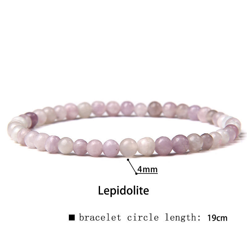 Nimara Ritual 4mm Various Stone Crystal Mini Beads Healing Bracelet