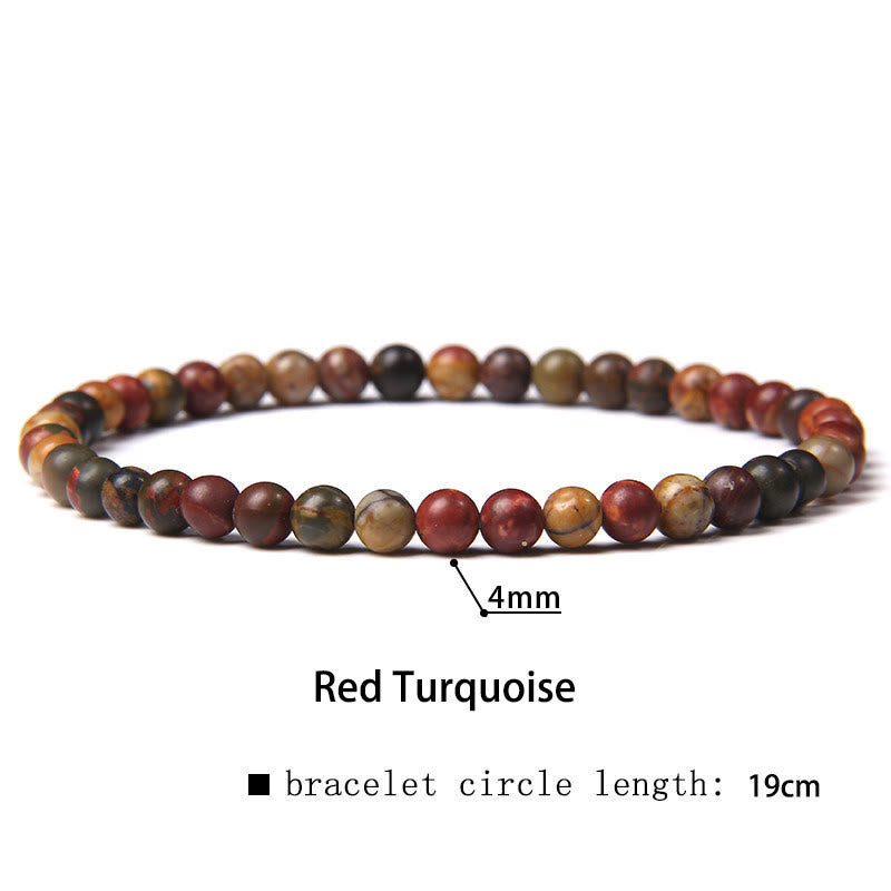 Nimara Ritual 4mm Various Stone Crystal Mini Beads Healing Bracelet