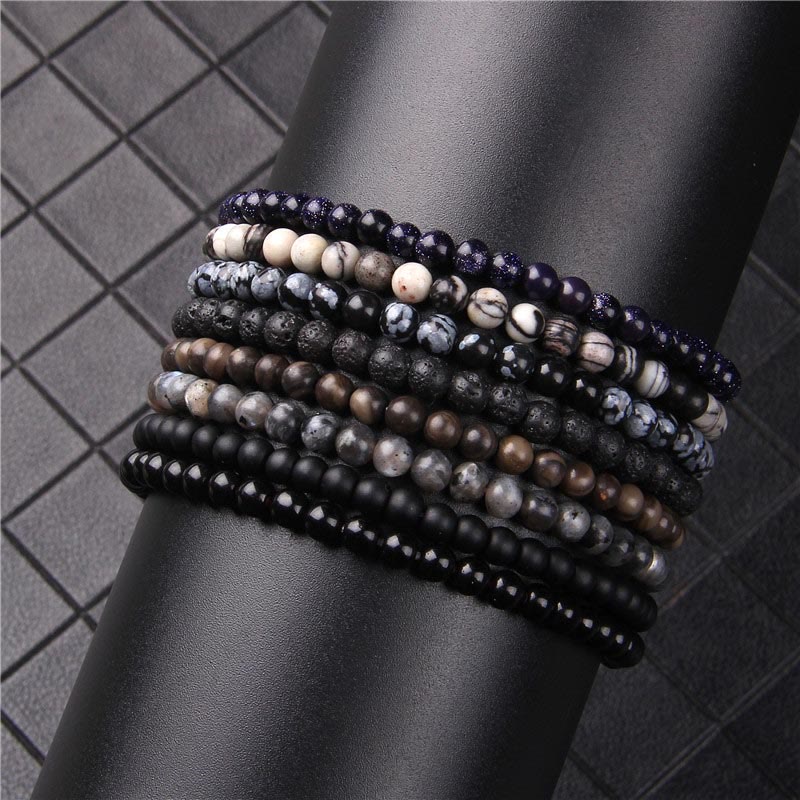Nimara Ritual 4mm Various Stone Crystal Mini Beads Healing Bracelet