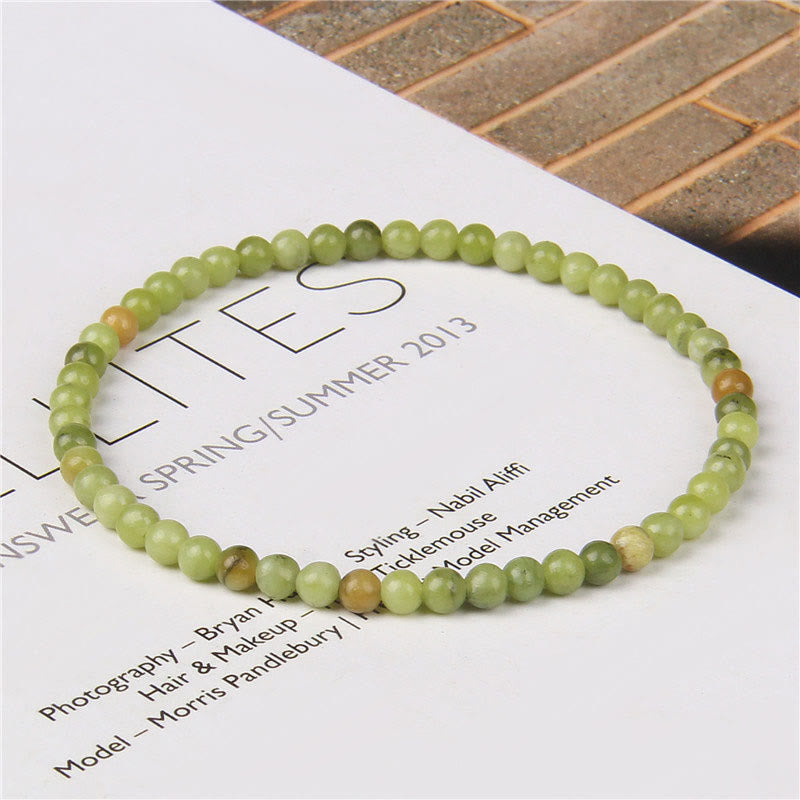 Nimara Ritual 4mm Various Stone Crystal Mini Beads Healing Bracelet