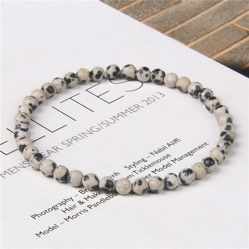 Nimara Ritual 4mm Various Stone Crystal Mini Beads Healing Bracelet