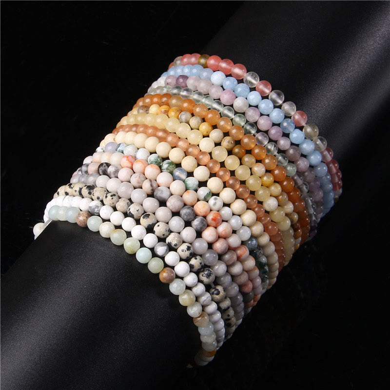 Nimara Ritual 4mm Various Stone Crystal Mini Beads Healing Bracelet
