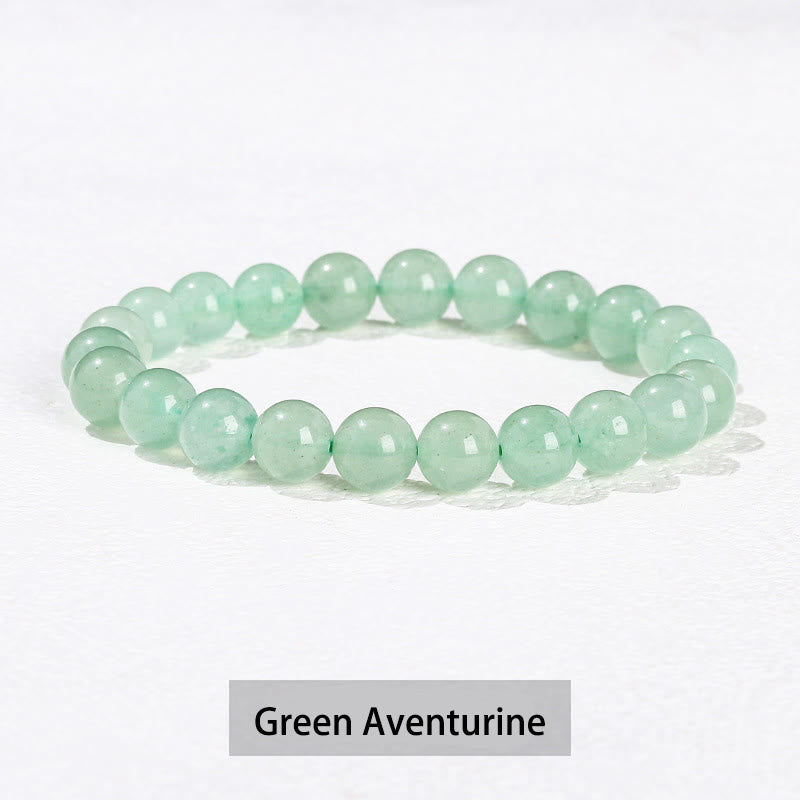 Nimara Ritual Various Crystal Stone Amethyst Green Aventurine Rose Quartz Healing Bracelet
