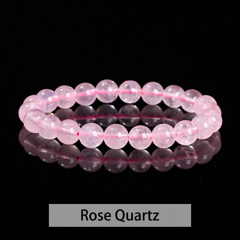 Nimara Ritual Various Crystal Stone Amethyst Green Aventurine Rose Quartz Healing Bracelet