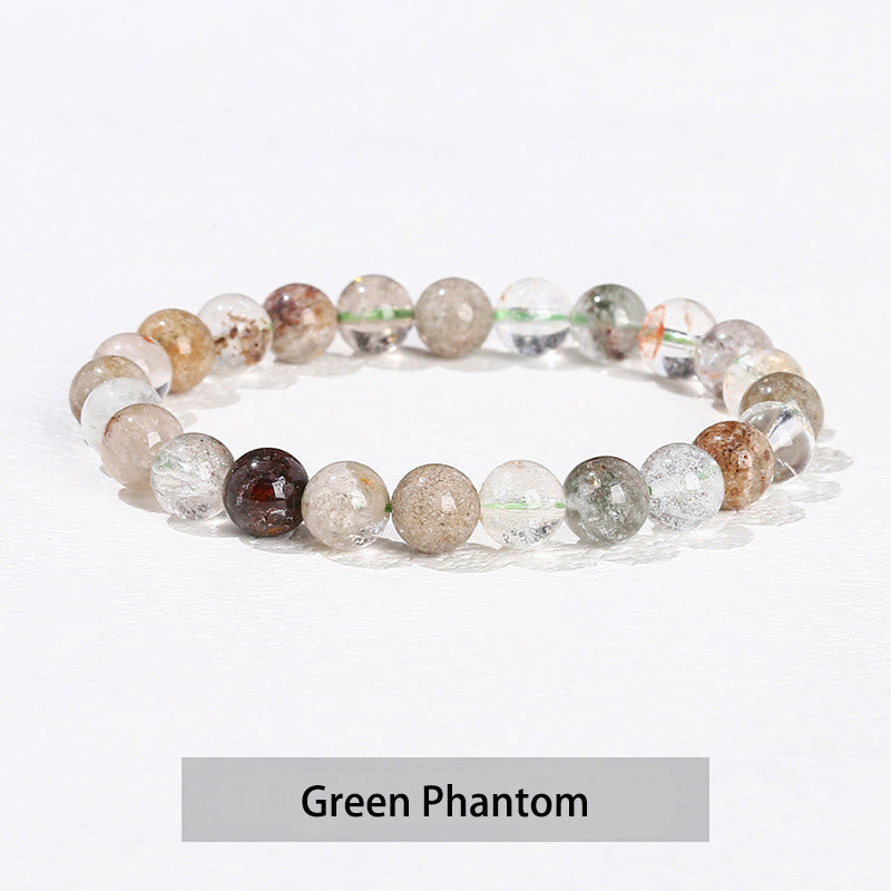 Nimara Ritual Various Crystal Stone Amethyst Green Aventurine Rose Quartz Healing Bracelet