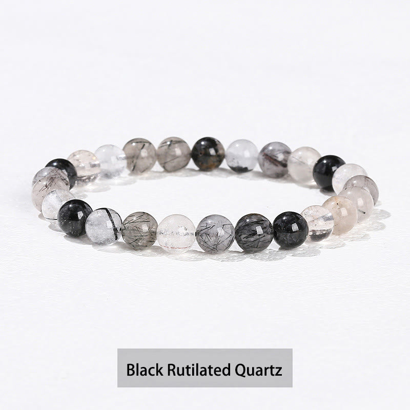 Nimara Ritual Various Crystal Stone Amethyst Green Aventurine Rose Quartz Healing Bracelet