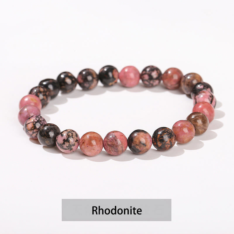 Nimara Ritual Various Crystal Stone Amethyst Green Aventurine Rose Quartz Healing Bracelet