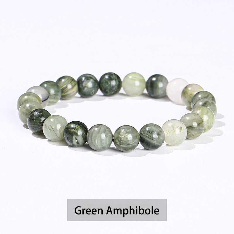 Nimara Ritual Various Crystal Stone Amethyst Green Aventurine Rose Quartz Healing Bracelet
