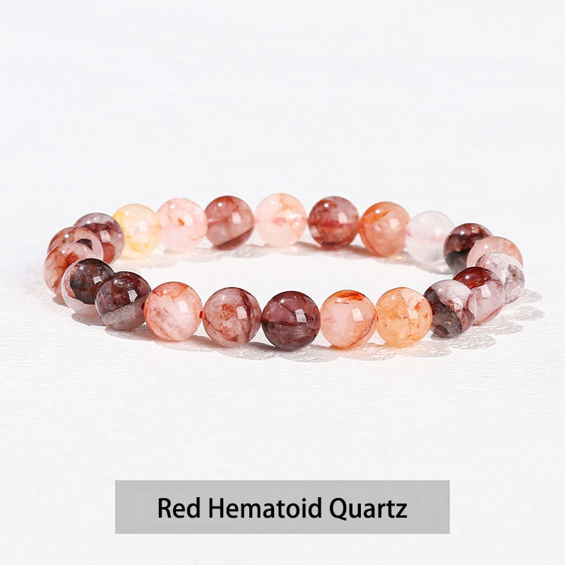 Nimara Ritual Various Crystal Stone Amethyst Green Aventurine Rose Quartz Healing Bracelet