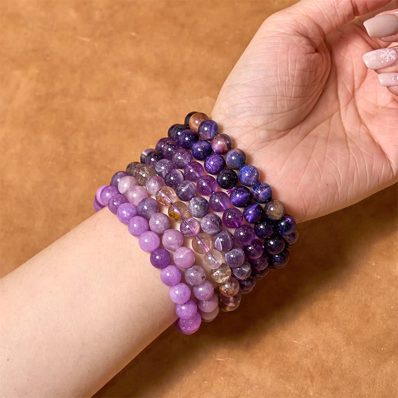 Nimara Ritual Keep Calm Purple Series Healing Love Bracelet