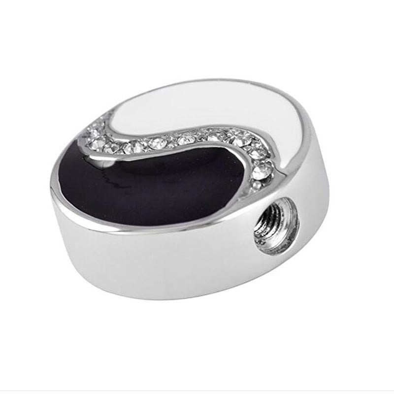 Nimara Ritual Yin Yang Titanium Steel Harmony Necklace Pendant
