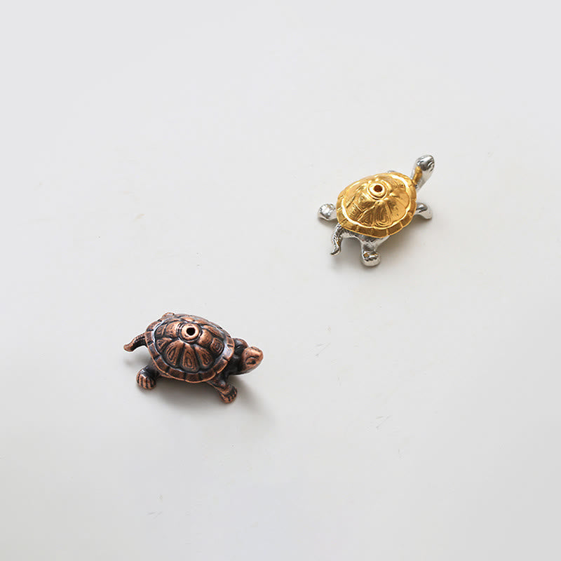 Nimara Ritual Alloy Turtle Snail Healing Incense Burner Desk Decoration