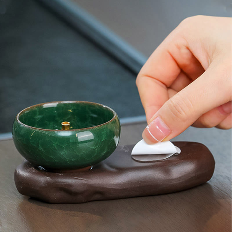 Nimara Ritual Tang Dynasty Lady Food Healing Ceramic Incense Burner Desk Decoration