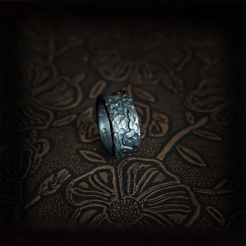 Nimara Ritual 999 Sterling Silver Yin Yang Balance Ring