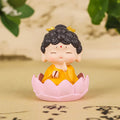 Nimara Ritual Meditation Lotus Amitabha Buddha Resin Statue Compassion Home Decoration