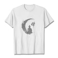 Nimara Ritual Meditating Buddha Pattern Cotton Tee T-shirt