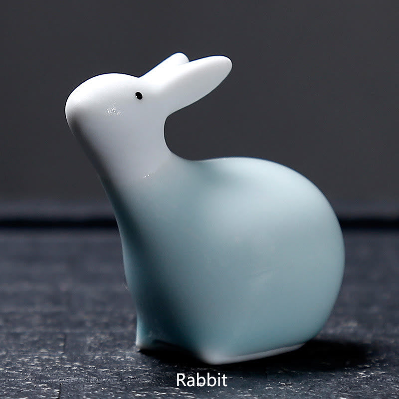 Nimara Ritual Chinese Zodiac Ceramic Tea Pet Home Decoration