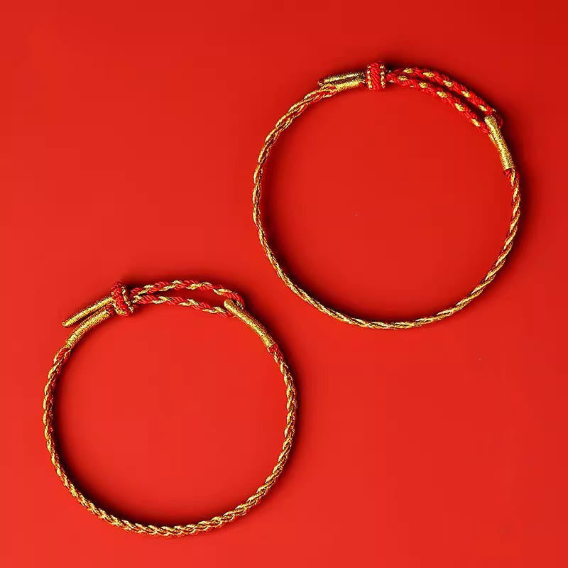 Nimara Ritual Red String Yellow String Luck Bracelet