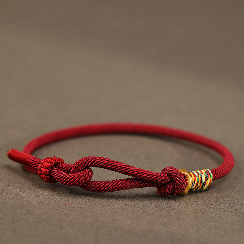 Nimara Ritual Red String 925 Sterling Silver 999 Sterling Silver Coin Luck Bracelet