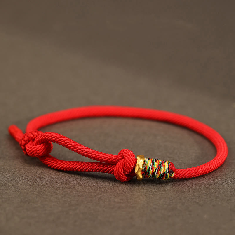 Nimara Ritual Red String 925 Sterling Silver 999 Sterling Silver Coin Luck Bracelet