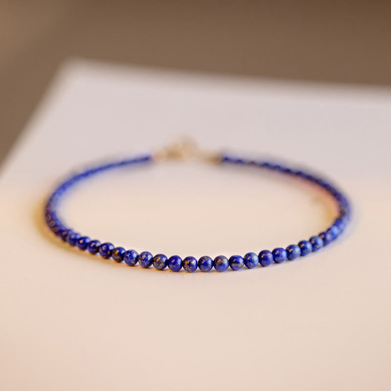 Nimara Ritual Small Lazurite Ultra-Thin Beads Balance Bracelet