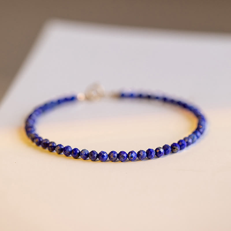 Nimara Ritual Small Lazurite Ultra-Thin Beads Balance Bracelet