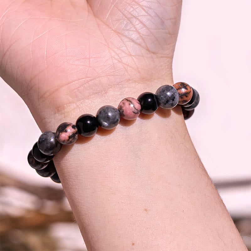 Nimara Ritual Various Crystals Malachite Lazurite Lapis Lazuli Hemimorphite Calmness Bracelet