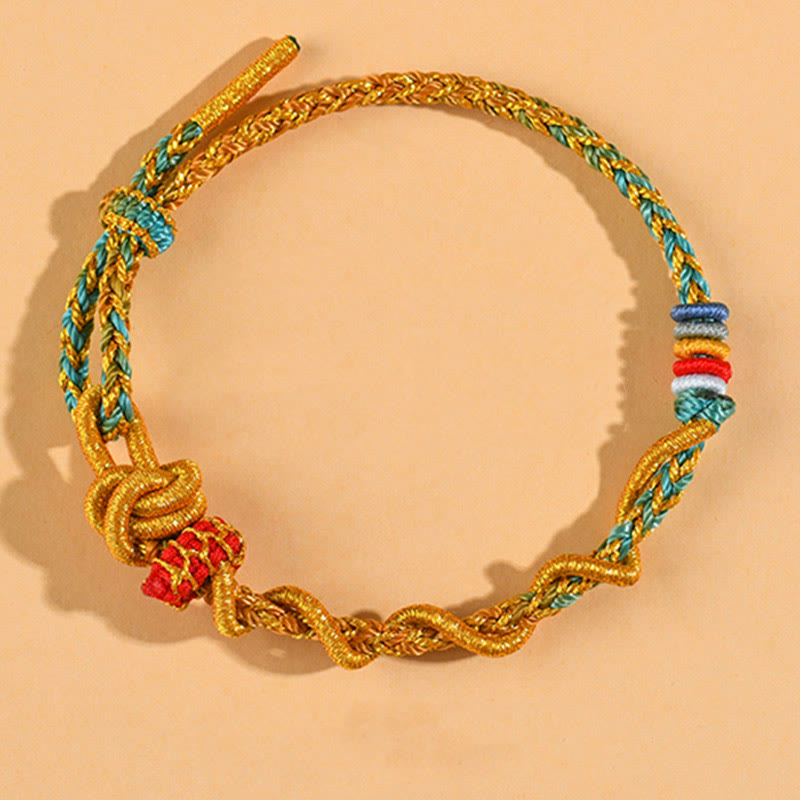Nimara Ritual Colorful String Snake Dragon Year of the Snake Luck Bracelet
