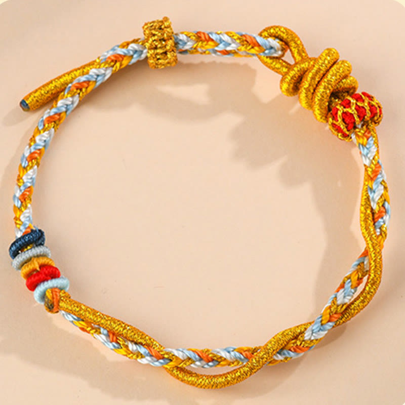 Nimara Ritual Colorful String Snake Dragon Year of the Snake Luck Bracelet