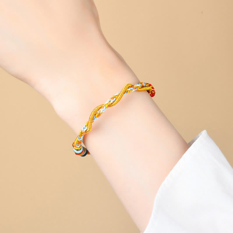 Nimara Ritual Colorful String Snake Dragon Year of the Snake Luck Bracelet
