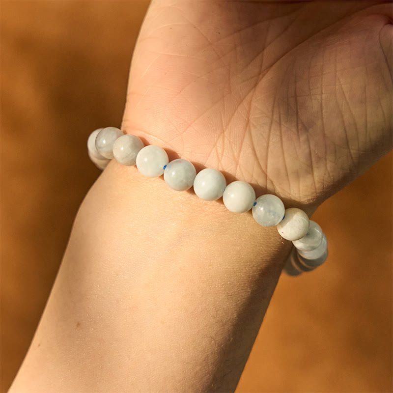 Nimara Ritual Natural Aquamarine Healing Bead Bracelet