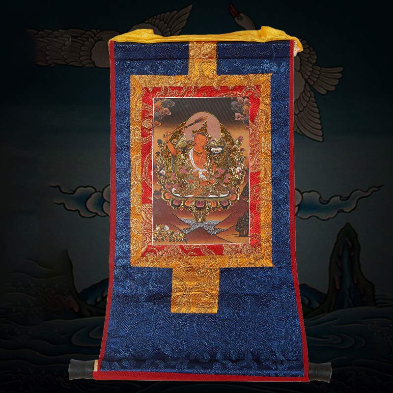 Nimara Ritual Tibetan Framed Thangka Blessing Protection Decoration