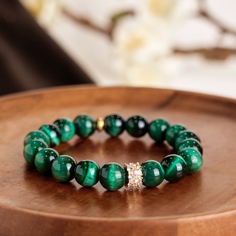 Nimara Ritual Green Tiger Eye Positive Bracelet