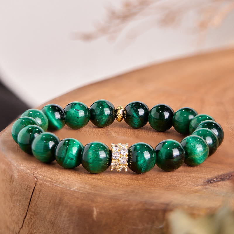 Nimara Ritual Green Tiger Eye Positive Bracelet