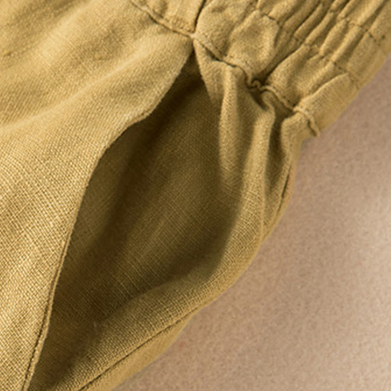 Nimara Ritual Casual Solid Color Women's Wide Leg Pants With Pockets